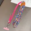Cordón para teléfono móvil retro, bandolera, para muñeca, para cuello, multifuncional, ajustable, desmontable, bolsa de almacenamiento para exteriores, accesorio anti-pérdida para mujer