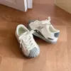 Zapatillas de moda con puntera de concha y estampado de estrellas, nuevos estilos para niños, zapatos de moda para niñas, zapatillas deportivas de suela blanda para bebés y zapatos para caminar para niños