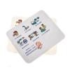 Camurça Pano de Olho Estampado Manutenção Desenho Animado Ilha Seda Microfibra Pano de Óculos Padrão Personalizado Imprimível