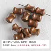 Guofeng vintage cuentas redondas de madera cuentas de arroz espaciador pulsera con cuentas collar pendientes cuentas accesorios diy material cuentas sueltas