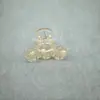 Pinza Grande Transparente de Plástico con Lazo Grande para Agarrar Cabello Trasero Disco para el Cabello Accesorios de Material para Peinado de Cabeza Accesorios para Mujeres