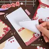 Bloco de Notas Duoduo da Apple Fofo Papel de Nota Não Grudante Papel de Mensagem Desenho Animado Papel Decorativo para Caderno de Estudante