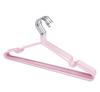 Cabide de metal antiderrapante com revestimento plástico cabide de metal cabide para roupas de adulto e criança cabide doméstico sem costura fábrica atacado