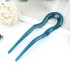 Elegante Pasador en Forma de U, Estilo Japonés y Coreano, Nuevo Modelo 2026, Pasador Sencillo para la Parte Trasera de la Cabeza, Accesorio para el Cabello, Pinza para el Cabello, Pasador para Chongo, Pinza para el Cabello