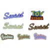 Acessórios de cola cremosa de marca de letra de desenho animado Acessórios diy Toy Story resina atacado