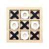 Weiweihu juego de mesa de madera XO tres en raya entrenamiento de pensamiento lógico para niños interacción padre-hijo juego de mesa doble ajedrez y juegos de cartas
