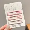 Pinzas laterales estilo dopamina con un toque de alta gama, pinzas delicadas con flecos para niñas, pasadores dulces, pinzas de cocodrilo a la moda
