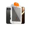 Adequado para Protetor de Tela Dobrável Apple iPhone Duo com Instalação Sem Poeira, Vidro Anti-Peep de Alta Definição, Cabine de Remoção de Poeira, Película Temperada