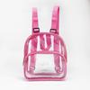 Mochila Transparente Mini Multicor Amazon Transfronteiriça Mochila para Esportes ao Ar Livre Unissex Mochila Escolar Transparente