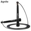 Cuerda de saltar de alambre de acero Deli Angnaite F4137 de 2,8 m de longitud, ajustable, de plástico para entrenamiento físico.