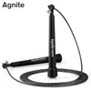 Cuerda de Saltar de Acero para Correr Angnet F4137 (Sin contar) (Negro) (Raíz)