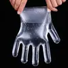 Guantes Desechables Empacados Individualmente para Barbacoa de Cangrejos para Llevar, Guantes de Plástico Engrosados para Catering de Adultos