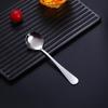 Estoque de fábrica 1010 talheres de aço inoxidável hotel ocidental faca de mesa espessa faca de bife garfo colher garfo de salada colher pequena redonda
