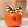 Tarro de té creativo de cerámica, tarro de almacenamiento sellado, caja de dulces, regalo, tarro de almacenamiento para el hogar, decoración de tarro de cera, regalo hecho a mano