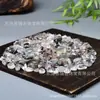 Pedra de Desmagnetização de Partículas de Cristal Pequenas Verde Fantasma de Cascalho Fantasma Colorido Natural Leito de Aquário para Pedras Preciosas Mandala