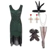 Vestido Vintage Amazon de los Años 20 S-4XL con Bordados, Lentejuelas y Borlas, Vestido de Noche Gatsby, Estilo Europeo y Americano