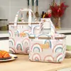 Nova bolsa para marmita bolsa térmica para almoço grande capacidade bolsa para piquenique ao ar livre à prova d'água bolsa de almoço portátil desenho animado conservação do frio