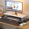 Soporte para Monitor de Computadora Soporte para Pantalla de Escritorio Estante Organizador de Almacenamiento para Escritorio de Oficina