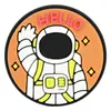 Decoração para Sapato de Borracha Macia PVC de Astronauta Espacial Acessórios para Tamanco Desenho Animado Fivela Decorativa Fivela de Sapato Destacável DIY Acessório de Sapato