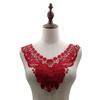 Gola de Renda Solúvel em Água Poliéster Seda Bordada Gola Flor Recorte Estéreo Corsage Renda Gola Falsa