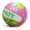 Bola de Vôlei Golty Gvm-1024A Nº 5 em PVC para Treinamento de Ensino Fundamental e Médio, Durável para Prática Diária, Costurada à Máquina