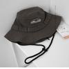 Sombrero de Pescador de Ala Ancha con Cordón Fino Estilo Japonés para Mujer, Transpirable para Montañismo al Aire Libre, Protección Solar, Senderismo, Herramientas, Vintage, Tipo Cubo para Hombre