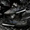 Zapatos de Fútbol Nuevos de Velcro Transfronterizos para Niños, Adolescentes, Estudiantes, Clavos Triturados, Entrenamiento en Césped, Zapatos de Fútbol Deportivos
