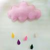 Colgante de Fieltro Luna Nube Estrella Decoración de Dibujos Animados Habitación de Niños Cumpleaños Aula de Jardín de Niños Colgante No Tejido