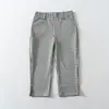 Pantalones cropped de cuadros estilo europeo y americano para mujer, pantalones casuales rectos de verano, pantalones skinny cigarette elásticos ajustados