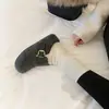 Zapatos Birkenstock Harris Woolen Casa del Tío Suela Gruesa Forro de Felpa Invierno 2025 Calientes Pantuflas de Piel Completamente Cubiertas