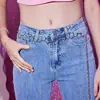 Joias Corporais Minimalistas Estilo Europeu e Americano Vazado Moda Tendência Moda Transfronteiriça Garota Picante Estrela Corrente Metálica Doce Cool Acessórios Corrente de Cintura