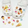Charms KT Crocs Estrella Negra Polvo Dibujos Animados Resina Versátil Lindo DIY Accesorios Decorativos Hebillas Decorativas Desmontables
