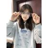 Sudadera con Capucha Graffiti Mori para Mujer Sudadera con Capucha Pastoral Deportiva Ocio Harajuku Sudadera con Capucha para Mujer Estilo Fragante Estampado