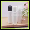 30ml Botella de plástico de hombro plano Qianqiu con tapa blanca Botella con tapa de dispensador para loción Botella para limpiador facial Botella de PET con tapa Qianqiu