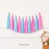Bandeirola de Tassel de Papel DIY Decoração de Festa de Aniversário Tassel de Papel Casamento Natal Arranjo Decoração para Pendurar no Fundo