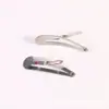 Clipe de ervilha fosco grosso e apertado elegante preto BB clip clip arco clipe lateral retangular hairpin franja quebrado hairpin