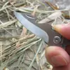 Fábrica alta calidad acero inoxidable multifunción con llavero regalo para exteriores cuchillo para fruta suministro en stock navaja plegable