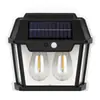 Lámpara Solar Pequeña para Casa Exterior, Lámpara de Pared con Sensor de Tungsteno Luz Cálida, Lámpara de Pared Impermeable para Patio, Villa, Jardín