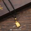 Sha Jin Long Marca Colar Pingente Zodíaco Vida Colar Wufu Esmalte Vietnã Buda Cabeça Estilo Étnico Pingente Masculino