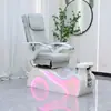 Sillón Sofá Spa para Pies Eléctrico, Silla Spa con Tina para Pies Reclinable, Silla para Lavar Pies, Silla de Masaje, Silla para Belleza y Manicure, Taburete para Pedicure