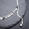 Collar de borla dibujable con lentejuelas de estrella, moda para hombre, diseño de alta gama, joyería para chica hot, joyería de nicho con personalidad para mujer, tendencia