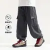 Familia de Hai Ma niños otoño nuevo ropa infantil ropa de otoño infantil pantalones largos para acampar al aire libre pantalones de trabajo niños medianos y grandes modernos de moda