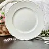 Prato de Jantar de Cerâmica Vintage em Relevo Estilo Francês, Tigela para Bife, Xícara e Pires para Café, Prato Fundo, Prato para Massa, Prato de Sobremesa para Chá da Tarde