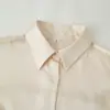 Ins venta al por mayor de ropa para mujer estilo europeo y americano transfronterizo moda versátil conjunto de pantalones de pierna ancha de cintura alta estilo camisa de satén manga larga