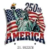 Designs de Transferência de Calor Atacado para o 250º Aniversário do Dia da Independência, Adesivos de Transferência de Calor para Roupas, Patches de Transferência de Calor com Logo Impresso, Imagens de Transferência de Calor