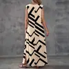 Comercio Exterior Europeo y Americano Transfronterizo Ropa de Mujer Amazon Moda Verano 2026 Vestido Largo Estampado Casual Holgado