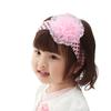 Diadema para Bebé Estilo Coreano Accesorios para el Cabello Rojo Rosa Blanco Encaje Flor Flor Hueca Diadema Cinturón Estirado Tocado para Niños