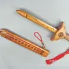 Espada de Caoba Feicheng, Hacha de Caoba, Colgante de Espada de Caoba, Espada Tallada, Espada de Cinabrio, Fabricante de Siete Estrellas Suministro Directo