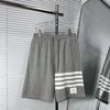 Venta Directa de Fábrica Versión Alta Nuevo Traje de Verano Tb Camiseta sin Mangas de Cuatro Barras con Pantalones Cortos Transpirables de Malla