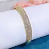 Comércio Exterior Transfronteiriço Moda Coreana Estilo de Luxo Joia de Mão Simples Europeu e Americano Bracelete Atmosférico Cor de Menina Bracelete de Zircônia que Não Desbota